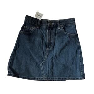 NWT Topshop Denim Jean Mini Skirt 2